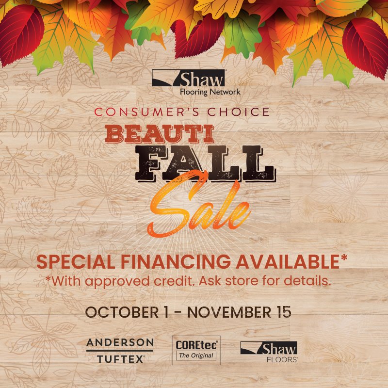 Beauti-Fall Sale - Special Financing Available with Approved Credit.